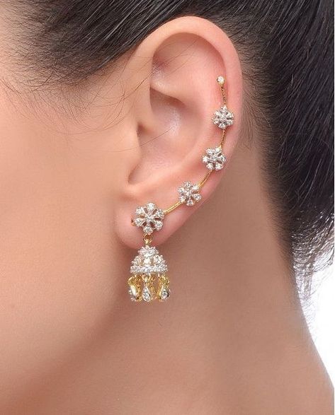 Wedding Jewellery Collection, Artificial Jewellery, Jewelry Design Earrings, Fancy Jewellery, Gold Earrings Designs, Hippie Outfits, Girly Jewelry, Traditional Jewelry, Gold Jewellery Design