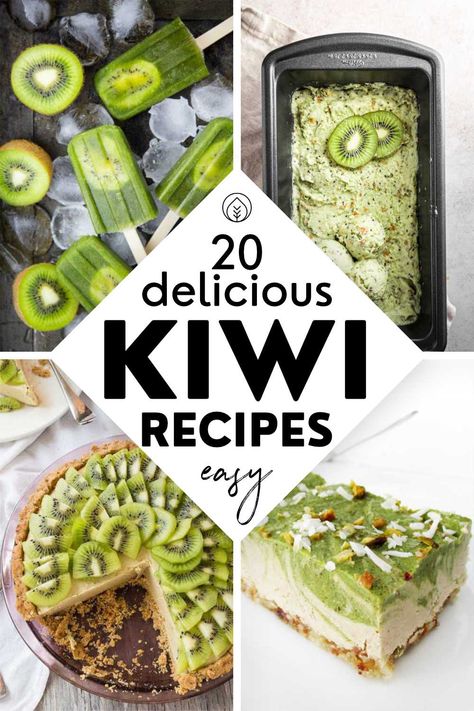 Overripe Kiwi Recipes, Kiwi Dessert Recipes, Recipes With Kiwi, Kiwi Recipes Dessert, Kiwi Fruit Recipes, Kiwi Recipe, Kiwi Dessert, Jam Muffins, Vegan Grilling Recipes