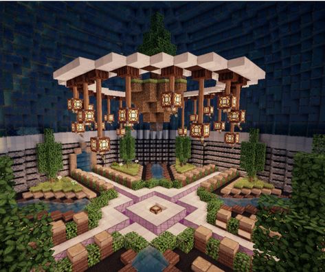 Skyblock Island, Minecraft Underwater, Minecraft Underground, Mc Builds, Minecraft Interior, Minecraft Interior Design, Bangunan Minecraft, Minecraft Inspiration, Cute Minecraft Houses