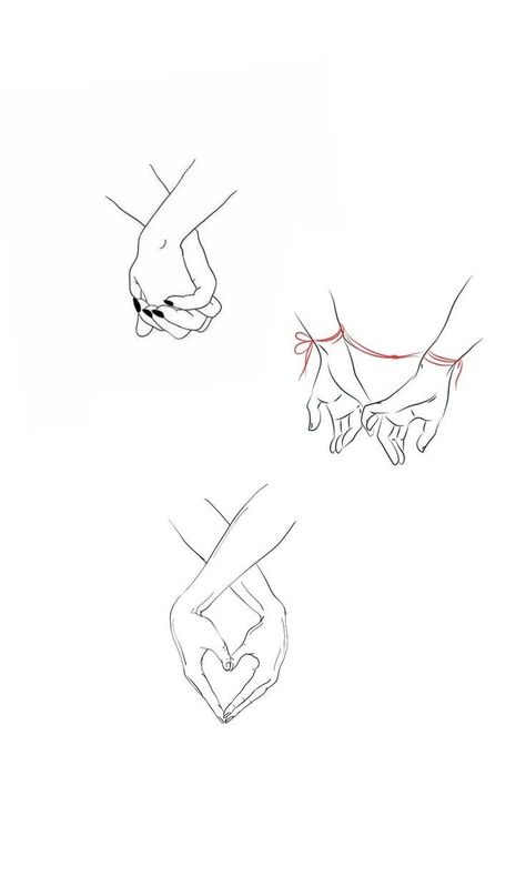 2 Hands Tattoo, Line Art Tattoos Couple, Holding Hands Tattoo, Two Hands Tattoo, Promise Tattoo, Twin Tattoos, Cute Tats, Couples Tattoo Designs, Bff Tattoos