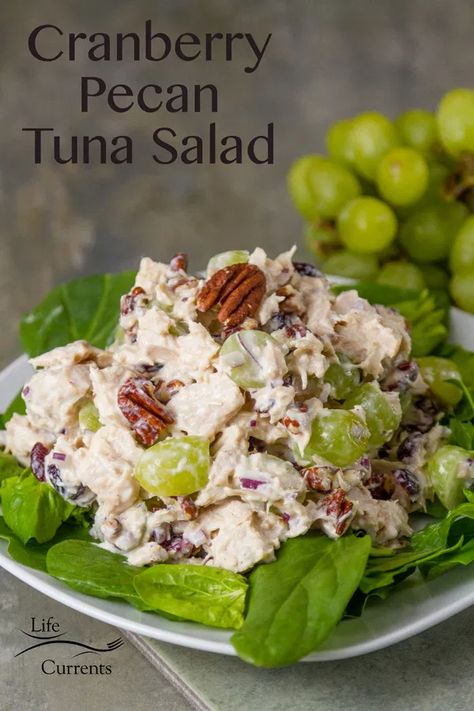 Best Tuna Salad, Healthy Foods To Make, Albacore Tuna, Tuna Salad Recipe, Healthy Food Facts, Photo Food, Tuna Recipes, Healthy Diet Recipes, Toasted Pecans