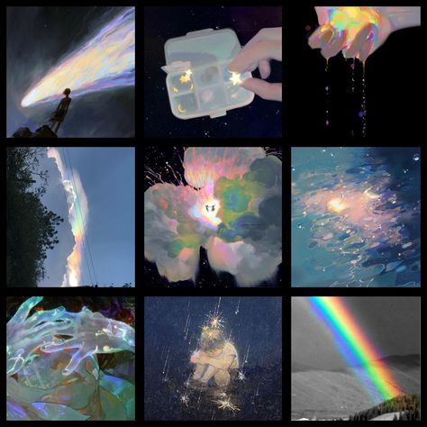 moodboard Rainbow Moodboard, Adopt Idea, Mood Board Inspiration, Mood Board Design, Aesthetic Images, Aesthetic Collage, Art Challenge, Art Block, Art Tips