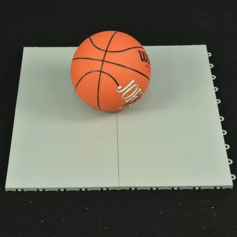 Easy DIY Ways To Make Your Own Basketball Dribbling Mat Basketball Dribbling, Plastic Floor Tiles, Garden Pool Design, Modular Tile, Indoor Basketball Court, Indoor Basketball, Pvc Flooring, Industrial Flooring, Basement Flooring