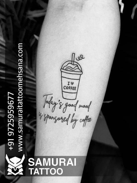 Coffee Lover Tattoo, Tattoo Line Art, Lover Tattoo, Coffee Tattoo, Tattoo Line, Coffee Tattoos, Coffee Today, Couple Tattoo, Tattoos For Lovers