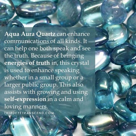 ThirdEyeTranscend on Instagram: “Aqua Aura Quartz is amazing for enhancing your self-expression 💙💎✨📿🧘 .... .... .... .... .... #thirdeyetranscend #crystallife #crystalchild…” Aqua Aura Quartz Meaning, Angel Aura Quartz Properties, Crystal Children, Angel Aura Crystal, Aqua Aura Crystal, Angle Aura Quartz, Opal Aura Quartz, Blue Aura Quartz, Aqua Aura Quartz