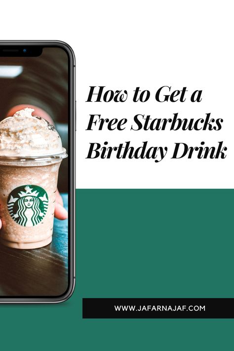 How to Get a Free Starbucks Birthday Drink Starbucks Free Birthday Drink, Starbucks Birthday Drink, Birthday Rewards, Starbucks Birthday, Starbucks Locations, Starbucks Store, Starbucks Rewards, Starbucks Card, Birthday Freebies