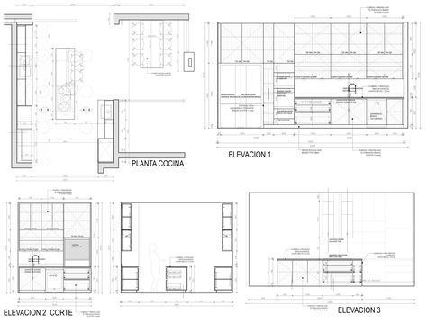 Gallery Kitchen Layout, Kitchen Plans Layout, Kitchen Elevation, Interior Presentation, Kitchen Floor Plan, Architecture Design Process, Shop Drawing, Detail Drawing, Kitchen Drawing