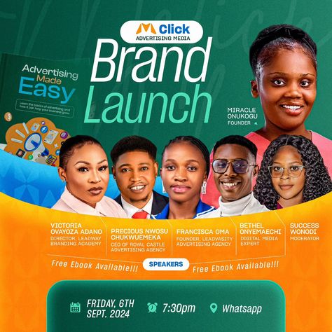 Brand launch flyer done for @mclickadvertisingmedia From my archives Your brand could really benefit from designs like these. Send me a DM at @nicegraphicss so we can collaborate on your next design project or Contact me via WhatsApp at +2348112213163 . . . #nicegraphicss #mclickadvertisingmedia #brandidentity #logodesign #creativeads #visualidentity #advertisingagency #businessgrowth #marketingstrategy #digitalmarketing #Standout #addesign #branding #creativemarketing #impactfulads #busin... Brand Launch, Brand Advertising, Royal Castles, Creative Ads, Advertising Agency, Ad Design, Grow Business, Digital Media, Business Growth