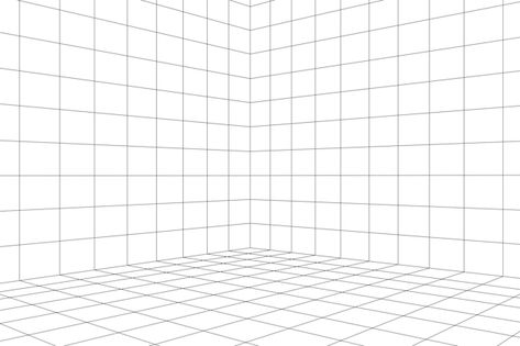 Room In Perspective, Perspective Grids, Perspective Lines, Perspective Grid, 3d Grid, Background References, 3d Floor, Instagram Content, Black Lines