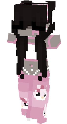 hello kitty bangs | Nova Skin Hello Kitty Minecraft Banner, Y2k Minecraft Skin Template, Minecraft Skins Aesthetic Layout, Minecraft Skin Y2k, Cutecore Minecraft Skin, Minecraft Skins Y2k, Hello Kitty Minecraft Skin, Pink Minecraft Skin, Hello Kitty Minecraft House