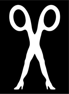 Sisters Logo, Scissors Logo, Scissor Sisters, Dead Girl, Music Logo, Living Dead, Band Logos, Premium Logo, Diy Book