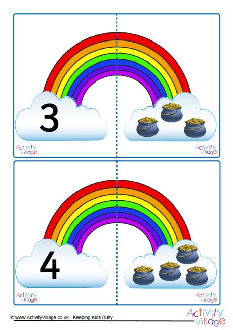 Rainbow number matching cards Preschool Color Theme, Number Activities Preschool, Folder Activities, Literacy Activities Preschool, Pots Of Gold, Rainbow Activities, Alphabet Recognition, Keeping Kids Busy, Busy Activities