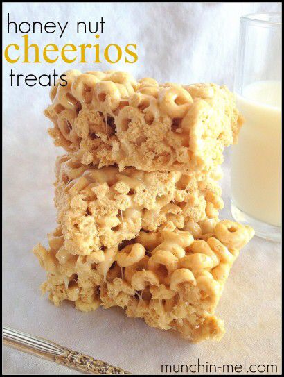 Treats With Cheerios, Cheerios Treats, Make Rice Crispy Treats, Marshmallow Treats Recipe, Cheerio Treats, Recipe For Rice, Kids Treats, Toddler Snack, Honey Nut Cheerios