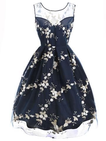 1950s dress – Page 5 – Retro Stage - Chic Vintage Dresses and Accessories 1950s Inspired Dress, Blue Silhouette, 1950s Dresses Vintage, Raise Your Standards, 1950 Fashion, Retro Vintage Dresses, Blue Dress Formal, Sequin Evening Dresses, Mini Dress Formal