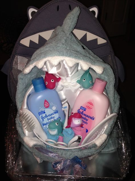 Shark Gender Reveal, Shark Gender, Bath Organizer, Bath Items, Gender Reveal Gifts, Shark Hoodie, Bath Organization, Baby D, Baby Gender Reveal