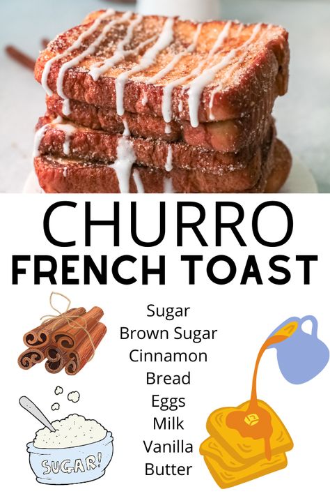 stack of French toast on a plate Gourmet French Toast, Homemade French Toast Recipe, Crunchy French Toast, Churro French Toast, French Toast Recipe Cinnamon, Awesome French Toast Recipe, Sweet French Toast, French Toast Pancakes, Homemade French Toast