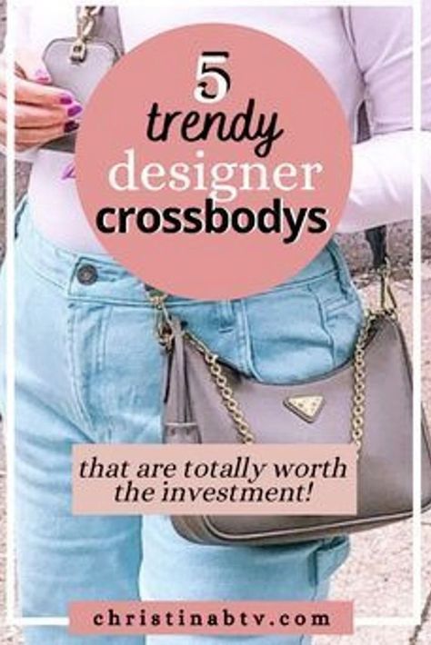 These are the best designer bags for women that are crossbody bags! If you love designer women's bag ideas then you need a good crossbody bag in your designer handbag collection! Let me share with you the best designer bags to buy if you need a small crossbody bag! Luxury Handbags 2022 Trends, Best Luxury Handbags 2022, Designer Handbag Outfit, Hottest Designer Bags, Trending Purses 2022, Trending Handbags 2022, Trending Purses Handbags 2022, Purses And Handbags 2022 Trends, Cross Body Designer Bags