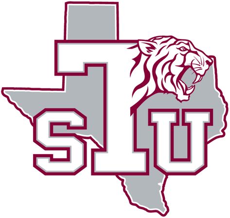 Texas Southern Tigers Football Vinyl Decal, Texas Southern University, Southern University, Decal For Car, Texas State University, Window Laptop, Tiger Logo, University Logo, College Logo