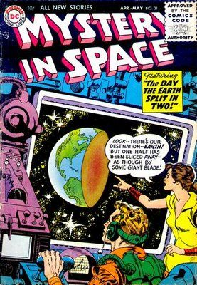 Mystery In Space ~ 50's Silent Horror Comics, Space Comic, Strange Adventures, Tales Of The Unexpected, Graphic Novel Cover, Adam Strange, Scifi Illustration, Retro Science Fiction, Silver Age Comic Books