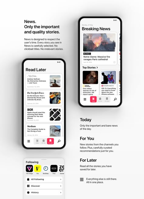 News App Design, News App Ui, Ui App Design, Ux Kits, Ios App Design, App Design Layout, Android App Design, Ux App Design, Mobile App Design Inspiration