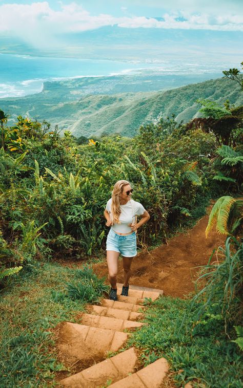 Waihe’e Ridge Trail In Maui, Hawaii Twin Falls Maui, Hikes In Maui, Haleakala Sunrise, Hawaii Trip Planning, Maui Food, Things To Do In Maui, Hawaii Hikes, Maui Island, Maui Hawaii Vacation