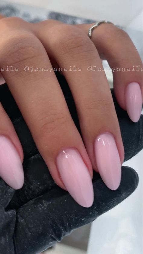 Almond Nails Pink, Basic Nails, Girly Acrylic Nails, Cute Gel Nails, Elegant Nails, New Nail, Fire Nails, Classy Nails, Dream Nails