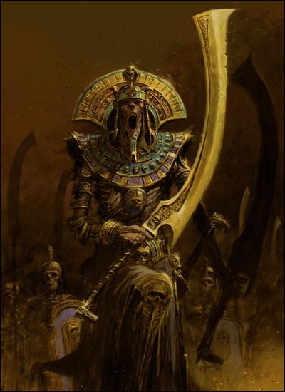 Warhammer Tomb Kings, Egyptian Warrior, Tomb Kings, Creature Fantasy, Heroic Fantasy, 다크 판타지, Warhammer Art, Fantasy Monster, Warhammer Fantasy