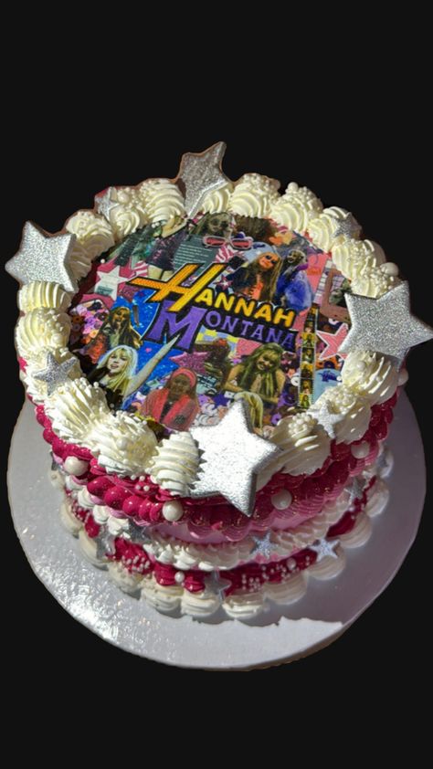 Hannah Montana Hannah Montana Forever, Childhood Aesthetic, Colorful Birthday Party, 23rd Birthday, Hannah Montana, Party Inspiration, Montana, Birthday Cake, Birthday Party