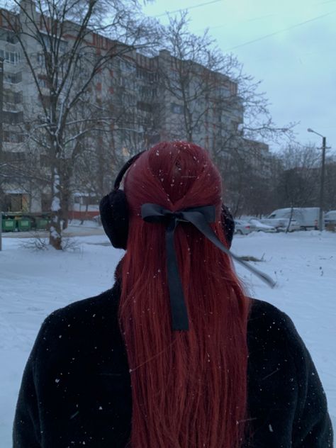 Red Hair Instagram, Red Hair Korean, Bright Red Hair Dye, Dark Red Cherry, Blood Red Hair, Monty Jay, Red Hair Girl, Red Hairstyles, Cherry Red Hair