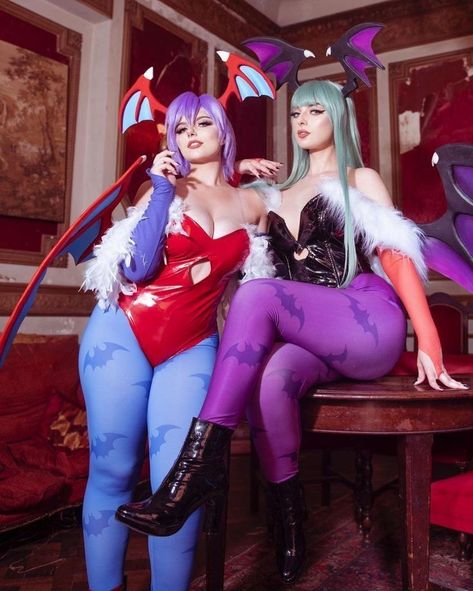 DarkStalker Character CosPlay (The Girls) Darkstalkers Cosplay, Lilith Cosplay, Lilith Aensland, Morrigan Cosplay, South Park Episodes, Chica Dark, Street Fighter Cosplay, Morrigan Aensland, Character Cosplay