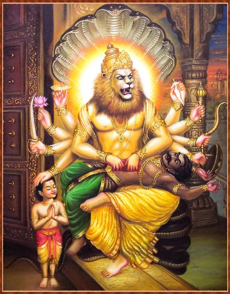 VISHNU ART on Tumblr - search: happy-nrsimha-caturdasi-ॐ-i-offer-my Narasimha Avatar Drawing, Narsingh Bhagwan Images, Narasimha Drawing, Narsingh Avatar, Narasimha Swamy Images, Narsingh Bhagwan, Narsimha Dev, Narashima Swamy, Narasimha Jayanti