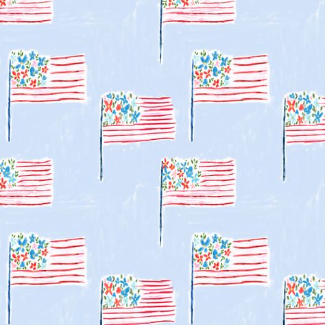 American Flags in Blue | Hawthorne Supply Co 4th Of July Wallpaper, July Background, Travel Crafts, American Flags, Indie Sewing Patterns, Macbook Wallpaper, Cute Patterns Wallpaper, Pretty Prints, Small Quilts