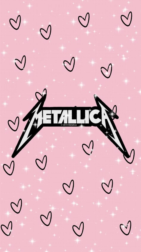 #Metallica #Rock #Pink #Heard #Tinsel My work Pink Rock Wallpaper, Rock Lockscreen, Metallica Background, Metallica Cartoon, Pink Rock Aesthetic, Metallica Wallpapers Aesthetic, Metallica Pfp, Metallica Aesthetic, Metallica Album Covers