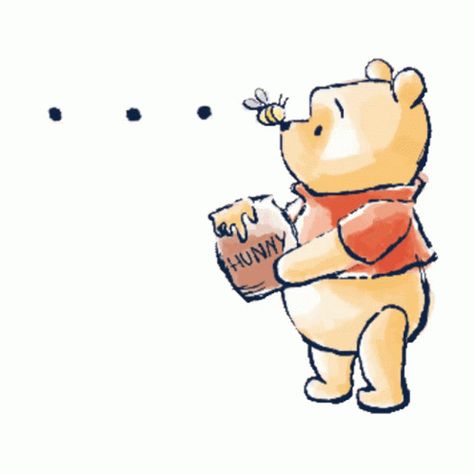 Winnie The Sticker - Winnie The Pooh - Discover & Share GIFs Pooh Bear, Home Ideas, Animated Gif, Winnie The Pooh, Gif, Disney