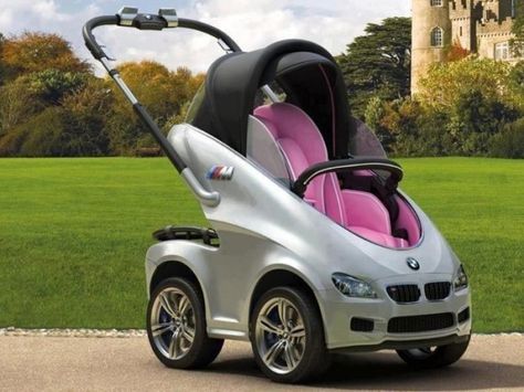 BMW Baby  Stroller Bmw Tuning, Serie Bmw, Cool Baby, Baby Prams, Royal Baby, Baby Carriage, Ford Gt, Bmw X3, Cool Inventions