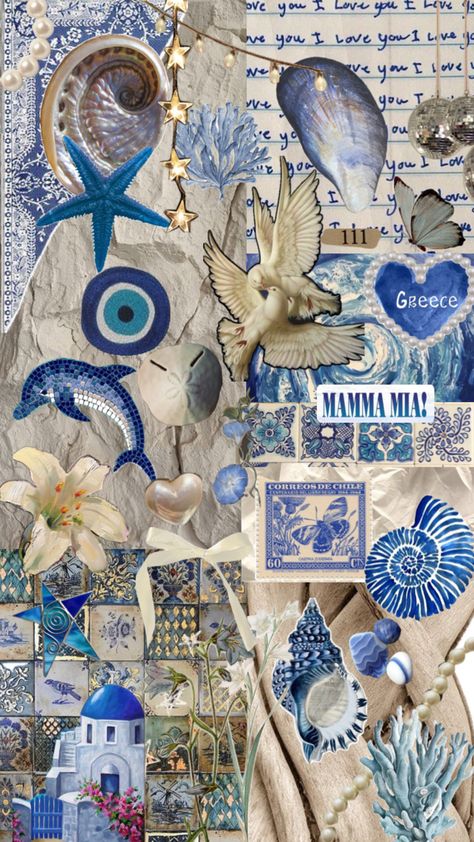 Mamma Mia Collage, Mamma Mia Theme, Mamma Mia Vibes, Mia Vibes, Mama Mia, Cute Backgrounds, Wallpapers, Collage, Art