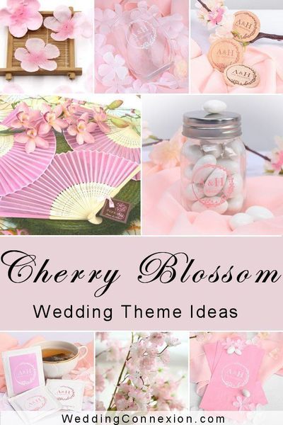 Anime Wedding Ideas, Pink And White Wedding Theme, Wedding Theme Ideas Elegant, White Wedding Theme Ideas, Blossom Wedding Theme, Cherry Blossom Wedding Centerpieces, Cherry Blossom Wedding Favors, Cherry Blossom Wedding Decor, Heart Themed Wedding