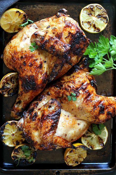 Split Chicken Recipes, Split Chicken, Recipes Grill, Braised Chicken Breast, Grill Chicken, Ginger Honey, Honey Ginger, Chicken Garden, Ginger Recipes