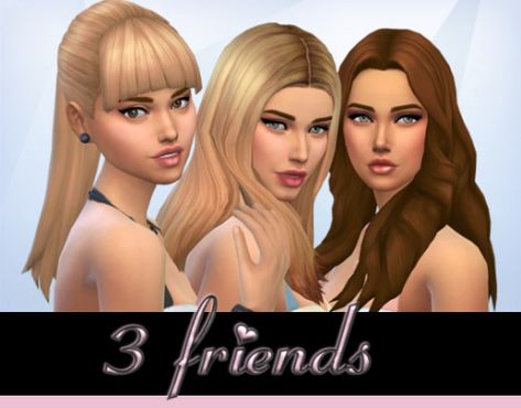 KSsDesign - 3 friends Make Poses, Gallery Poses, Sims 4 Gallery, Sims 4 Blog, 4 Best Friends, Sims 4 Dresses, People Poses, 3 Friends, Friend Poses