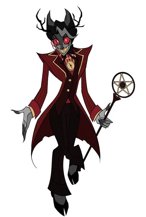 Alastor Redesign, Vampire King, Hazbin Hotel Oc, Hotel Trivago, Monster Hotel, Alastor Hazbin Hotel, Vivziepop Hazbin Hotel, Hotel Art, The Vampire