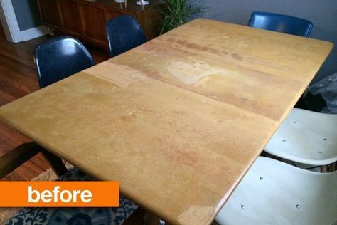 Before & After: The Inspiring Rescue of a Heywood Wakefield Gateleg | Apartment Therapy Haywood Wakefield Furniture, Heywood Wakefield Dining, Haywood Wakefield, Mid Mod Furniture, Heywood Wakefield Furniture, Parker Furniture, Gateleg Table, Dining Table Makeover, Dining Room Cabinet