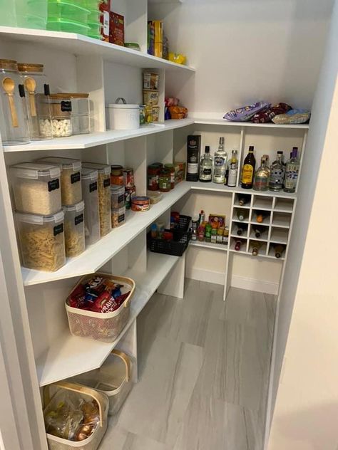 Larder Under Stairs, Over Stairs Cupboard, Under The Stairs Storage Closet, Pantry Design Under Stairs, Under Stairs Larder, Cupboard Under The Stairs Ideas, Under Stairs Shelving Ideas, Under Stairs Closet Pantry, Under Stairs Kitchen Storage