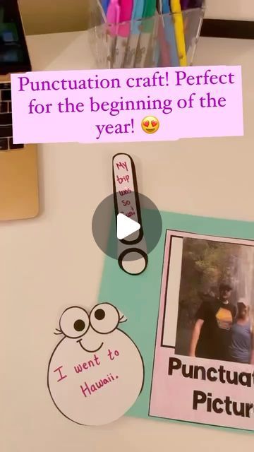 Mattie on Instagram: "The punctuation picture in the grammar bundle is one of my absolute favorite crafts to do at the beginning of the year☺️

$8 FLASH DEAL for the entire bundle!! 💕

This bundle is jam packed with 19 different grammar skills! 💕

Anchor charts, CRAFTS, activities, teachable slides, and more! Everything you will need to engage your kiddos! 😊😊

This bundle is works very well with my writing bundle also! 💕🥰

Comment GRAMMAR for the link! 💕It is also in my bio and story! 🥰🥰

Sale ends July 1st🥰🥰

#teachers #teacherspayteachers #teachersofinstagram #iteachfirst #firstgradeteacher #grammar #writing #scienceofreading #elementaryteacher" Punctuation Anchor Chart, Punctuation Activities, Beginning Of Year, Grammar Skills, Year 8, July 1st, Spelling And Grammar, Elementary Teacher, Anchor Charts