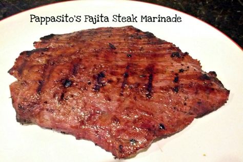 Pappasito’s Fajita Steak Marinade | Audrey's Apron Fajita Steak Marinade, Fajita Steak, Beef Fajita Marinade, Steak Fajita Marinade, Marinade Flank Steak, Steak Fajita Recipe, Fajita Marinade, Homemade Fajita Seasoning, Beef Marinade