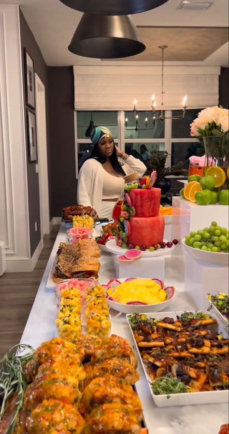 Roc Nation Brunch Theme Party, Brunch Black Women, Thanksgiving Black Families Food, Goddess Lifestyle, Luxury Brunch, Lola Brooke, Breakfast Brunch Party, Brunch Catering, 2023 Birthday