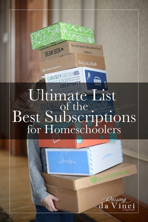 Subscription boxes are THE thing right now, right? I mean you see them everywhere. Here are the best subscriptions for Homeschool Families with reviews... Homeschooling Tips, Homeschool Tips, Homeschool Education, Homeschool Kids, Homeschool Learning, Homeschool Life, Homeschool Lesson, Homeschool Help, Homeschool Planning