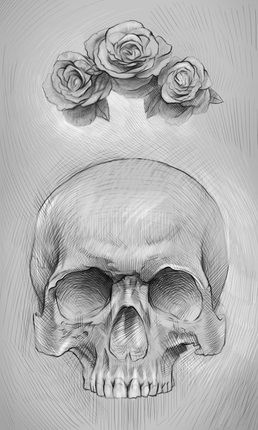 Skull Art Easy, Skull Drawing Ideas, Skull References, Skull Drawings, Skull Reference, Skull Sketch, Skeleton Drawings, Kunst Tattoos, Skull Art Drawing