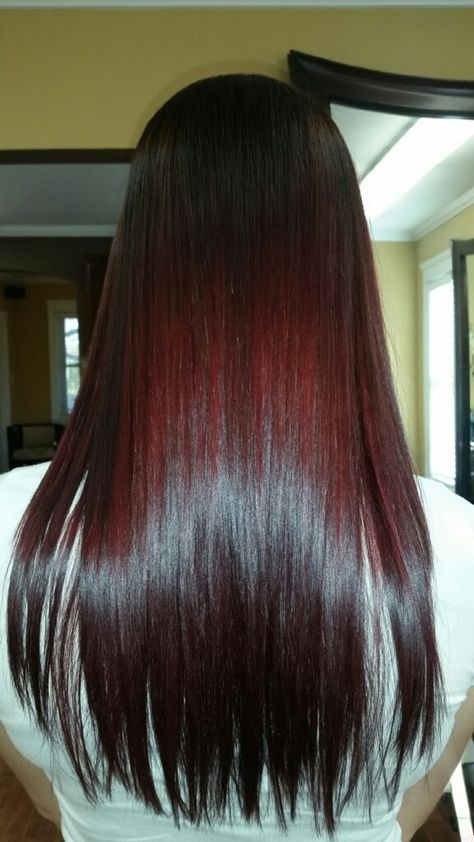 Blackish Red Hair, Brown Hair Balayage, Red Ombre, Winter Hair, Winter Hairstyles, Balayage Hair, Fall Hair, New Hair, Hair And Nails