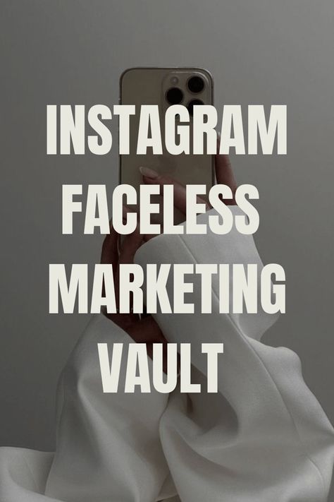 INSTAGRAM FACELESS THEME MARKETING Instagram Story Ideas Faceless, Faceless Instagram Account, Faceless Marketing Aesthetic, Faceless Aesthetic Pictures, Marketing Aesthetic, Faceless Aesthetic, Faceless Content, Faceless Instagram, Start A Side Hustle