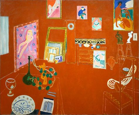 Matisse Paintings, Red Studio, Raoul Dufy, Ellsworth Kelly, Fauvism, Joan Miro, Post Impressionists, Avignon, Harper's Bazaar